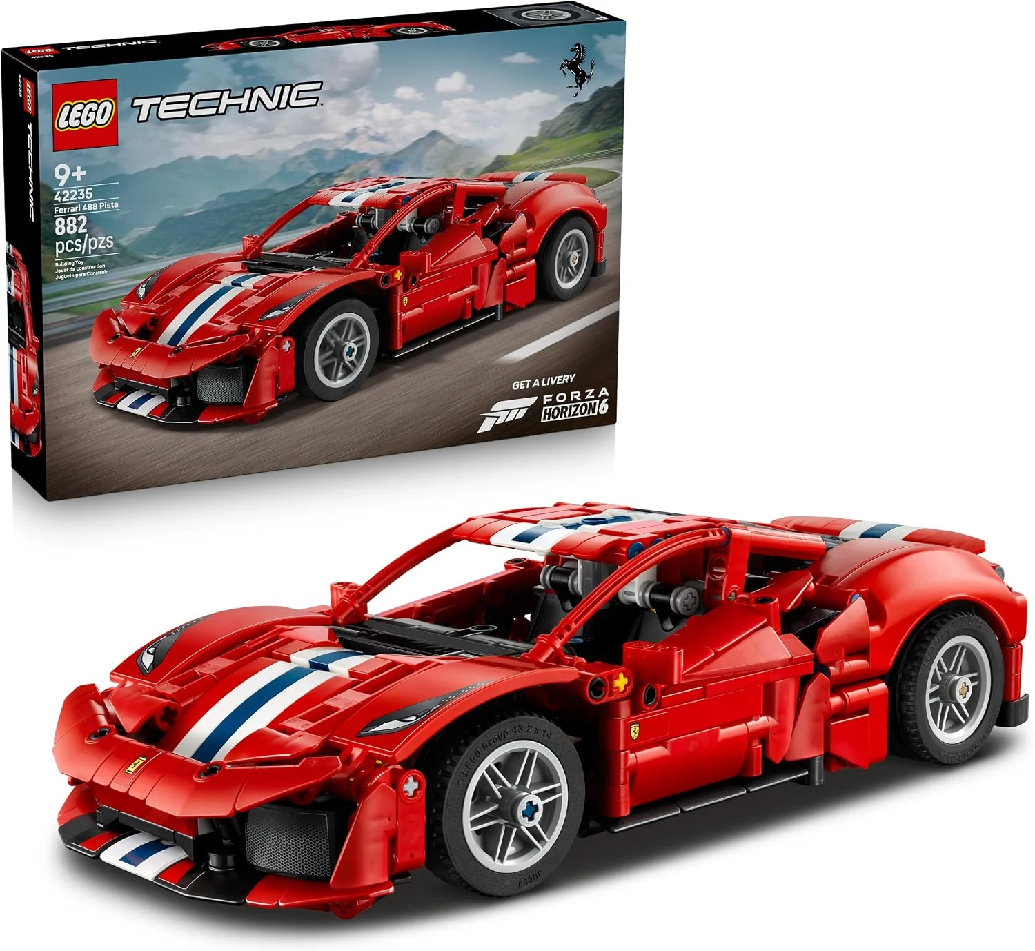 LEGO 42235 Carro Ferrari 488 Pista