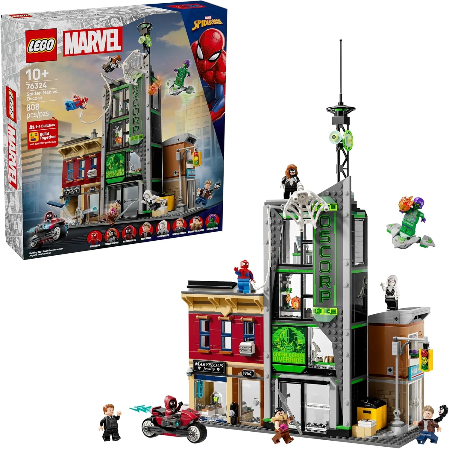 LEGO 76324 Homem-Aranha vs. Oscorp