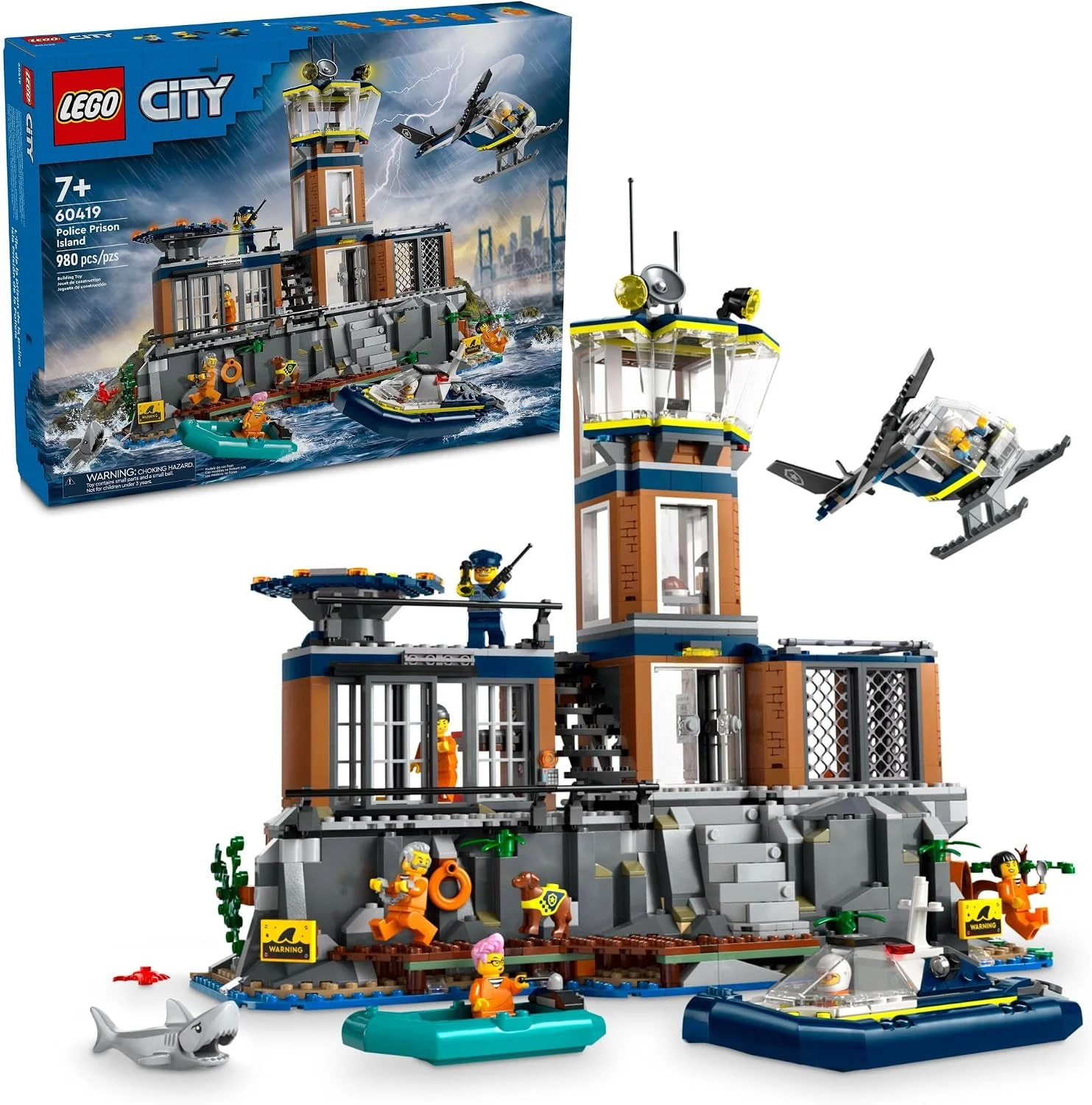 LEGO 60419 Police Ilha da Prisão da Polícia