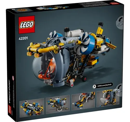 LEGO 42201 Submarino De Pesquisa Em Mar Profundo