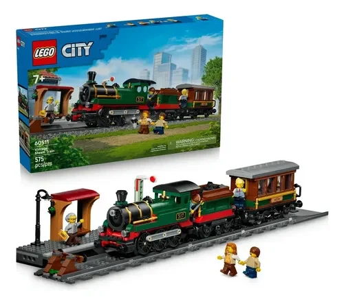 LEGO 60511 locomotiva a vapor para montar e brincar