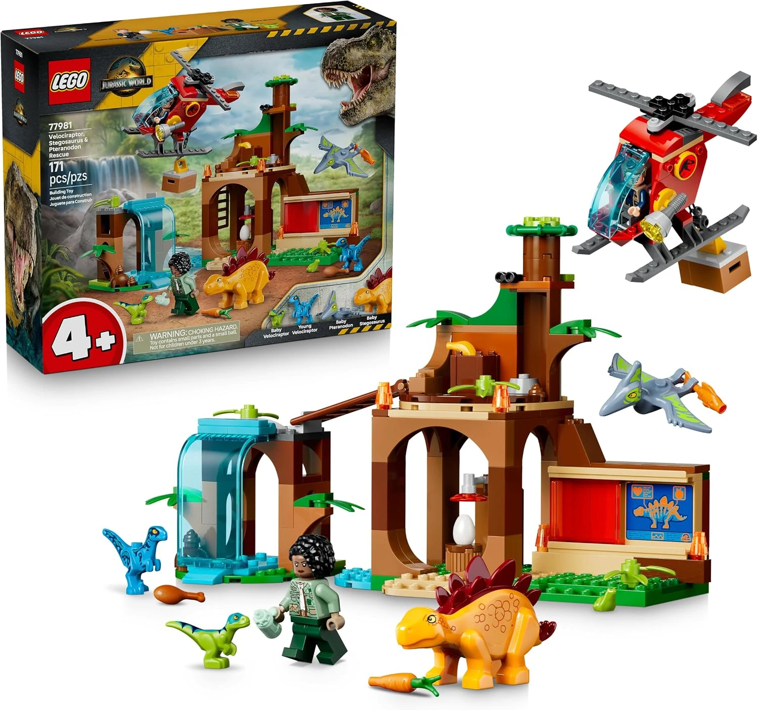 LEGO 77981 Estegossauro e Pteranodonte
