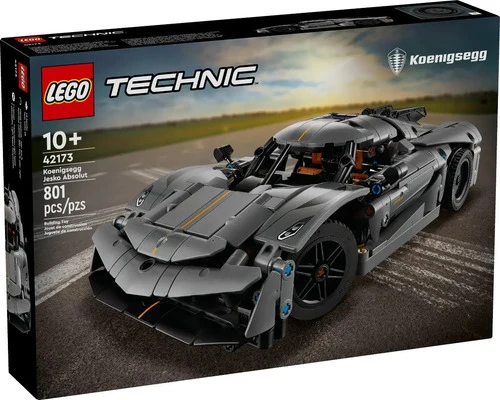 LEGO 42173 Hipercarro Koenigsegg Jesko Absolut Cinza