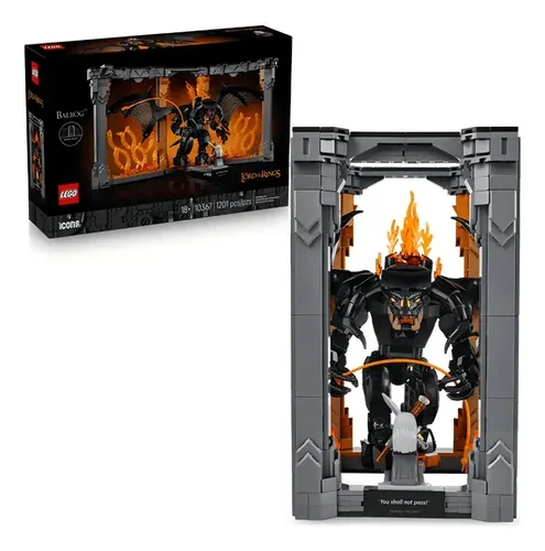 LEGO 10367 Ícones de o Senhor dos Anéis Balrog 1201 unidades 1201 Gandalf