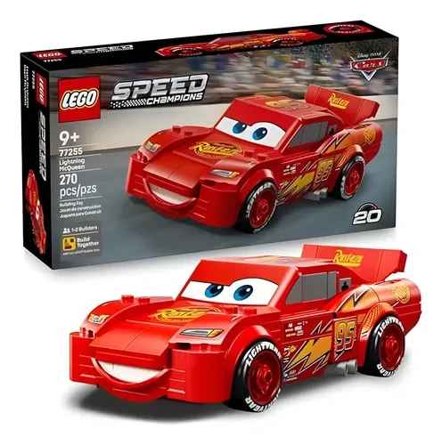 LEGO 77255 Disney Relâmpago Mcqueen + Plástico