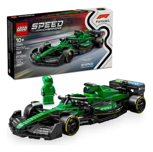 LEGO 77245 Carro de Corrida Aston Martin Aramco F1 AMR24