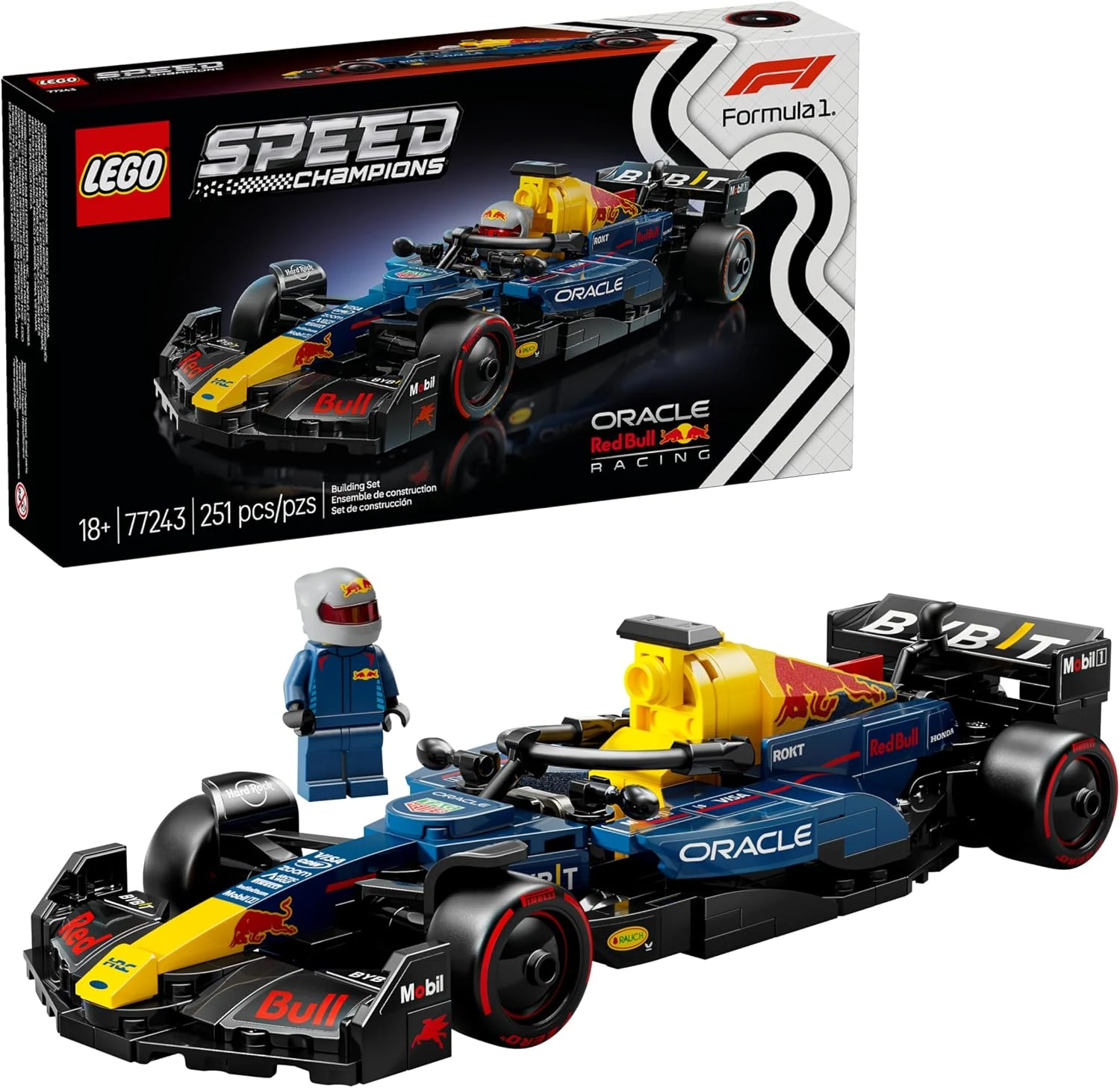LEGO 77243 Carro de Corrida Oracle Red Bull Racing RB20 F1