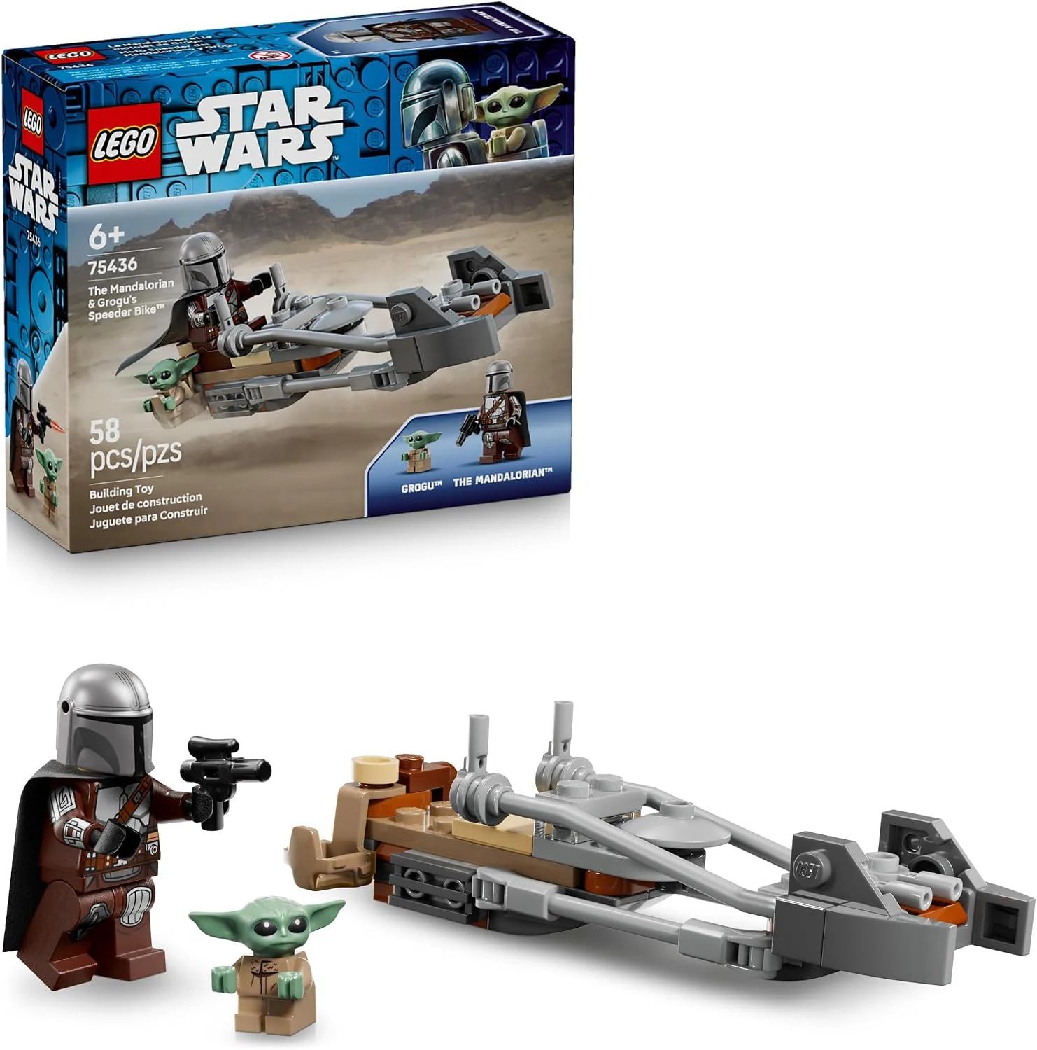 LEGO 75436 A Speeder Bike de Mandaloriano e Grogu
