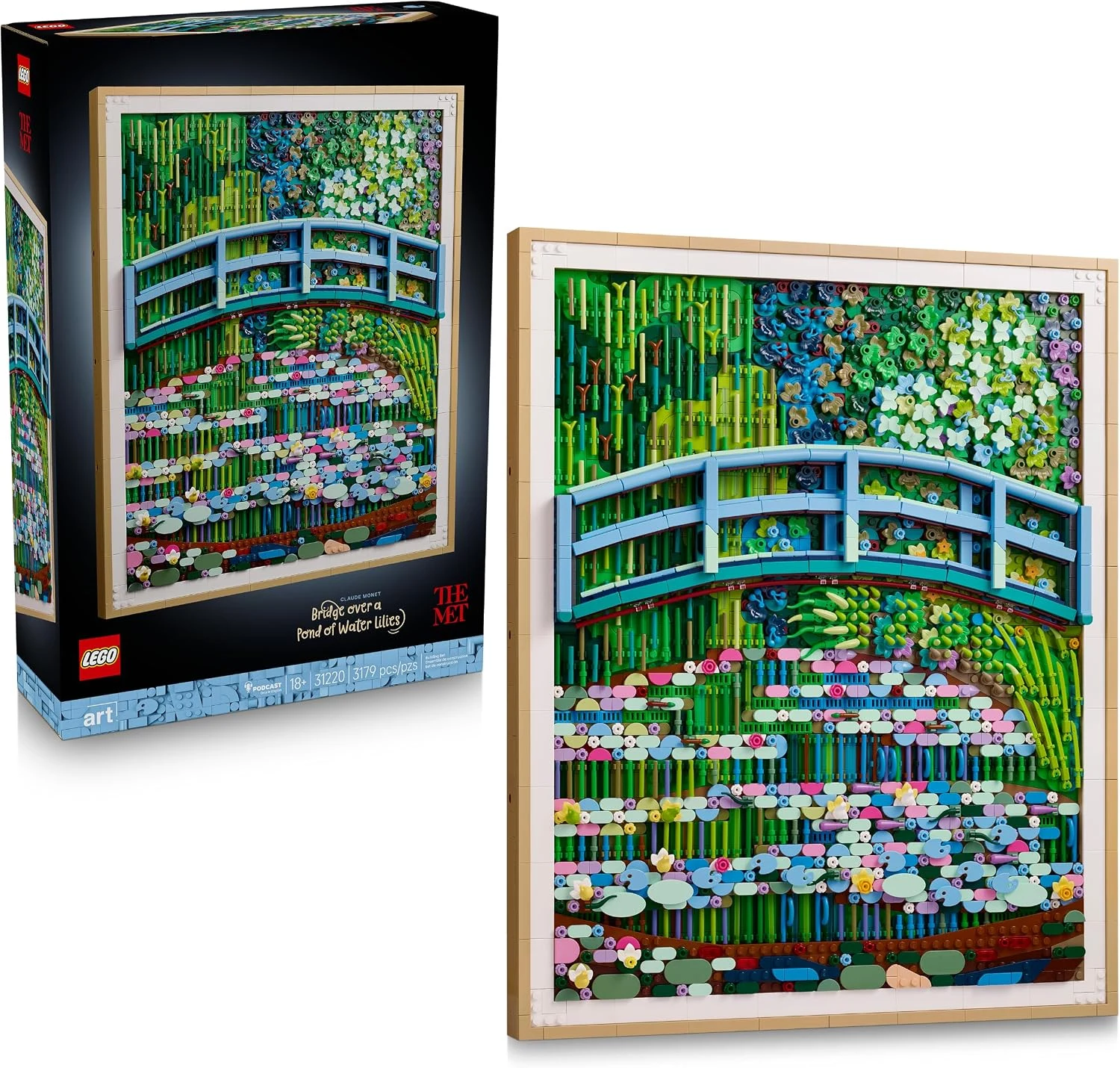 LEGO 31220 Claude Monet – Bridge over a Pond of Water Lilies