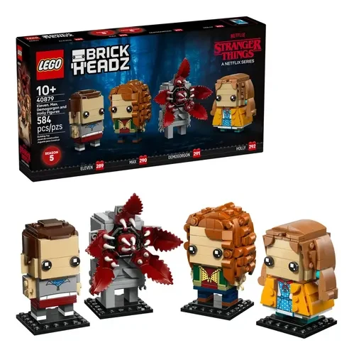 LEGO 40879 Stranger Things Brickheadz Eleven Max Demogorgon Eleven Max Demogorgon E Holly