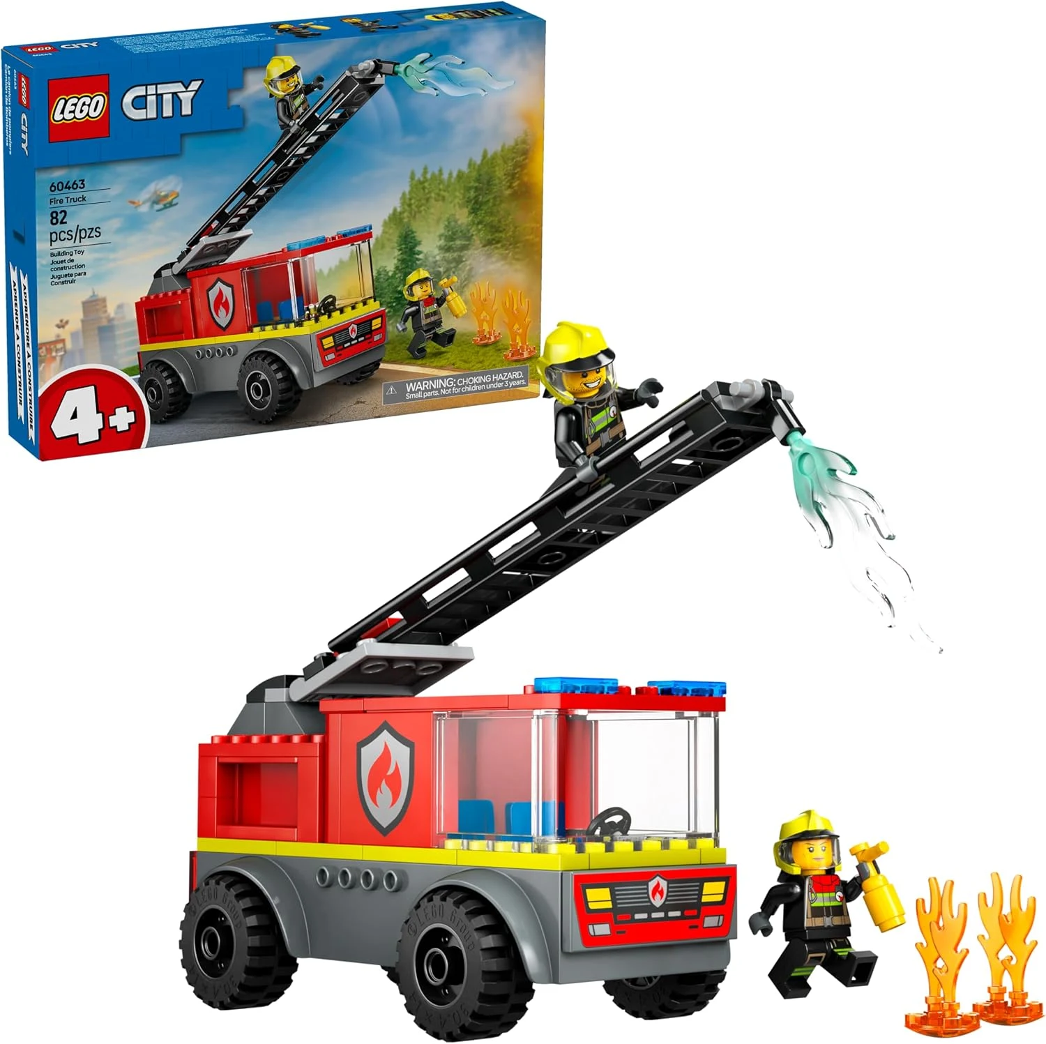 LEGO 60463 Caminhão dos Bombeiros com Escada de Combate ao Fogo