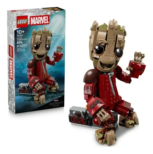 LEGO 76341 Marvel Groot com Macacão dos Ravager #